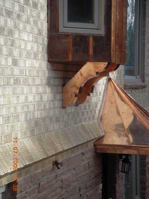 copper standing seam siding
