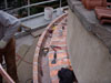 custom copper gutters and tile roof