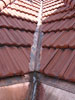 custom copper gutters and tile roof