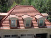 custom copper gutters and tile roof