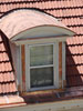 custom copper gutters and tile roof