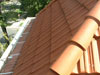custom copper gutters and tile roof