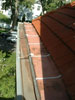 custom copper gutters and tile roof