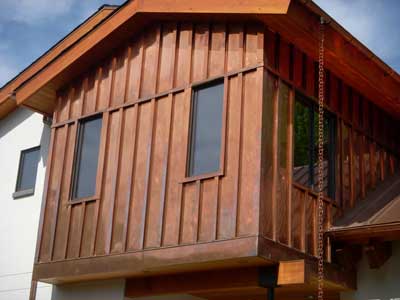 copper siding