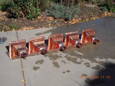 copper collector boxes