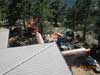 flat seam copper roof