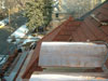 custom copper gutters and tile roof
