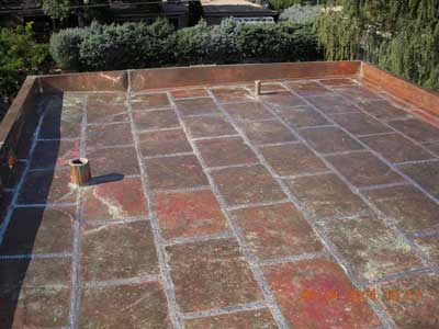 copper flatroof